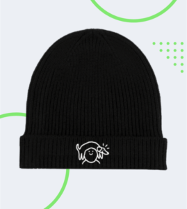 gorro con diseño